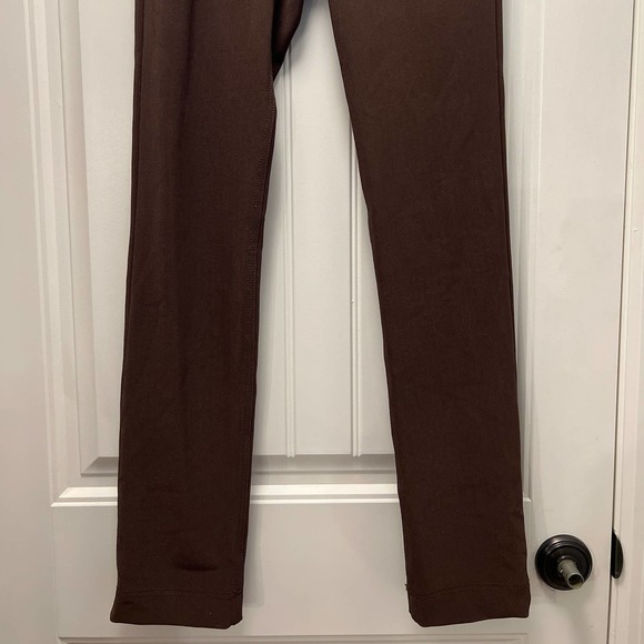 Allen‎ B. by Allen Schwartz Women's Low Rise Straight Leg Pants Size 30 Brown - Picture 3 of 6